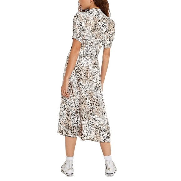 Faithfull The Brand Meadows Animal Print Midi Dress - Picture 2 of 9